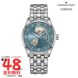 yn~g Kiz HAMILTON Jazzmaster Open Heart WY}X^[ I[vn[g I[g}eBbN  42.00MM XeXX`[ uX u[ H32705142 Y rv rWlX
