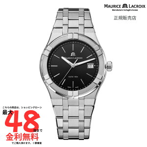 �y���[���X�E���N���A �������K�i�zMAURICE LACROIX AIKON Quartz 40mm AI1108-SS002-330-1