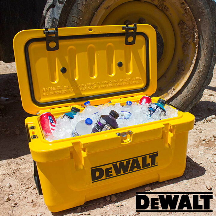 楽天市場】【送料無料】DEWALT デウォルト クーラーボックス 65QT 高  