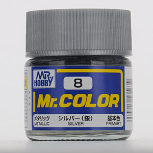 Mr．カラー C8 シルバー(銀)(メタリック)[GSIクレオス]《発売済・在庫品》