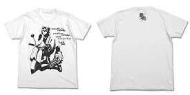 銀魂 バイクと銀さん Tシャツ/ホワイト-M（再販）[コスパ]《08月予約》