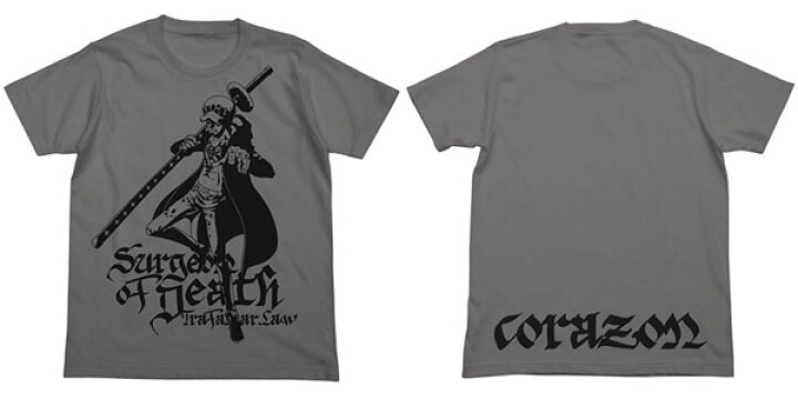 楽天市場 ワンピース ドレスローザ編ローtシャツ ミディアムグレー Xl 再販 コスパ ０６月予約 あみあみ 楽天市場店