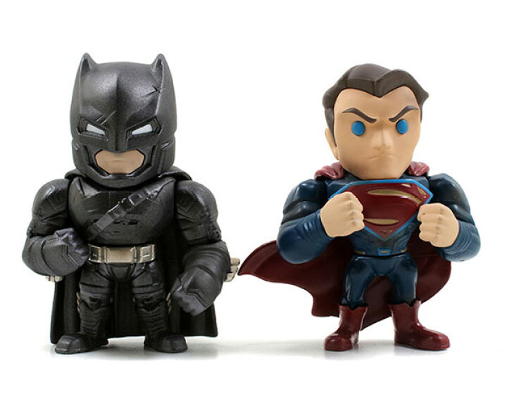 楽天市場 メタルズ ダイキャスト 4インチ フィギュア ツインパック アーマードバットマンvsスーパーマン 再販 Jada Toys 在庫切れ あみあみ 楽天市場店
