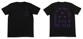 機動戦士ガンダム BLACK TRI-STAR Tシャツ/ブラック-XL（再販）[コスパ]《07月予約》