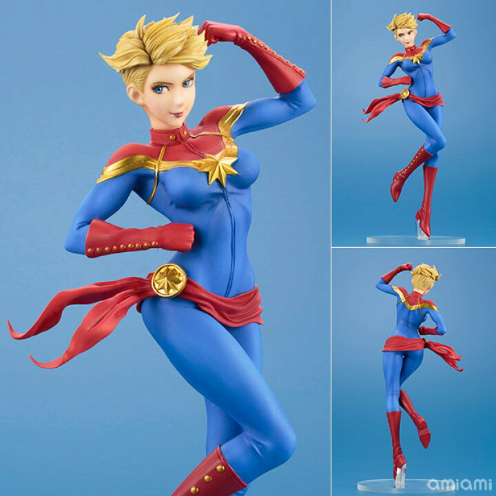 楽天市場 Marvel美少女 キャプテン マーベル 1 7 完成品フィギュア コトブキヤ 在庫切れ あみあみ 楽天市場店