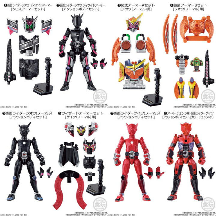 楽天市場】装動 仮面ライダージオウ RIDE5 12個入りBOX (食玩 