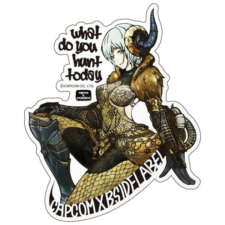 楽天市場】CAPCOM×B-SIDE LABELステッカー モンスターハンター 