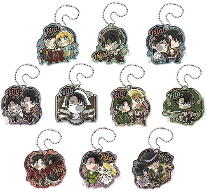 楽天市場】ぴた！でふぉめ 進撃の巨人 Season3 アクリルキーホルダー 