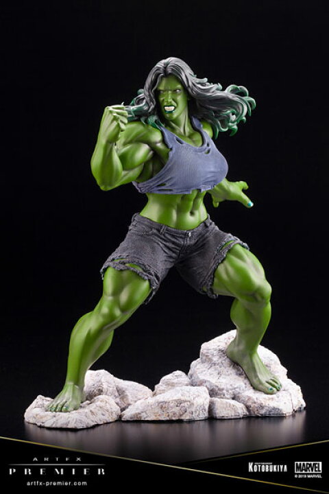 楽天市場】ARTFX PREMIER MARVEL UNIVERSE シーハルク 1/10 簡易組立 