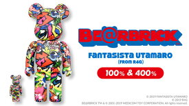 BE＠RBRICK Fantasista Utamaro (From R4G) 100％ ＆ 400％[メディコム・トイ]《在庫切れ》