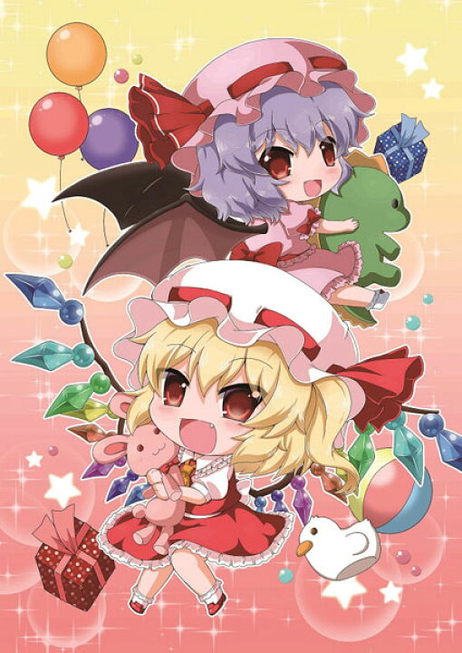 楽天市場】東方Project B2タペストリー 「Happy Present」(レミリア 