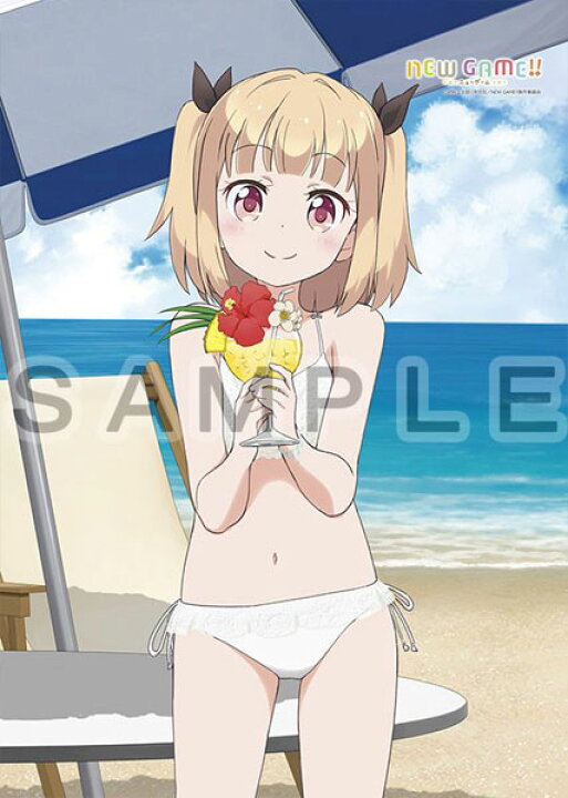 楽天市場 New Game 描き下ろしb2タペストリー 飯島ゆん 水着 カーテン魂 在庫切れ あみあみ 楽天市場店