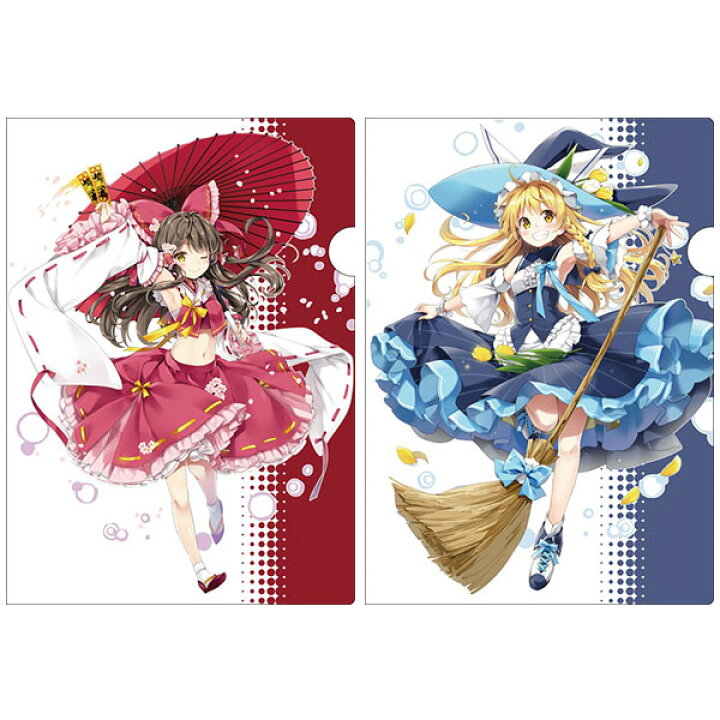楽天市場】東方Project クリアファイルセット 霊夢＆魔理沙 春祭り2019 
