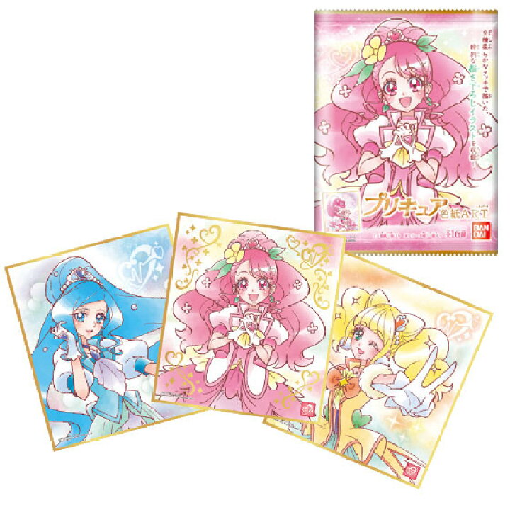 楽天市場 プリキュア 色紙art 10個入りbox 食玩 バンダイ 発売済 在庫品 あみあみ 楽天市場店