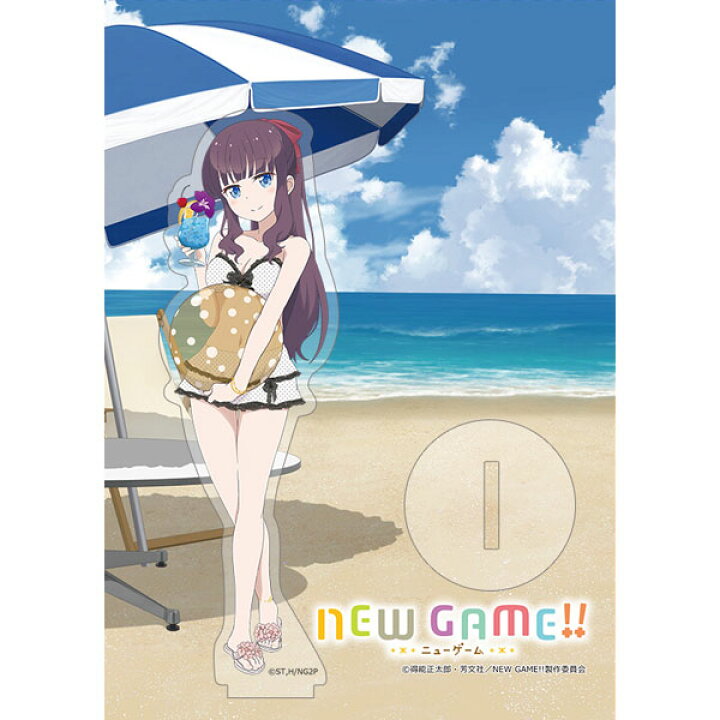 楽天市場】NEW GAME！！ アクリルスタンド(滝本ひふみ/水着)[カーテン 
