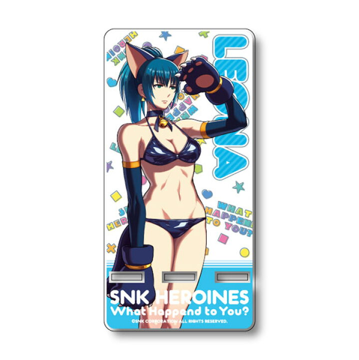 楽天市場】SNKヒロインズ アクリルスマホスタンド レオナ[SNK 