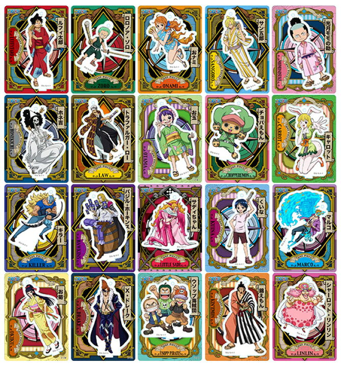楽天市場】ワンピース アクリルdeカード 第7弾 20個入りBOX[Brujula 
