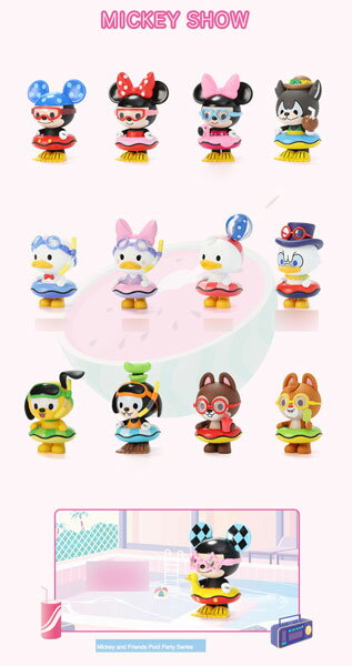 楽天市場 Disney ミッキー フレンズ プールパーディーシリーズ 12個入りbox Popmart 発売済 在庫品 あみあみ 楽天市場店