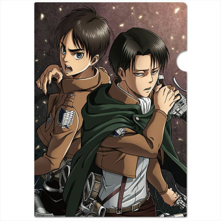 楽天市場 進撃の巨人 クリアファイルq エレン リヴァイ アズメーカー 在庫切れ あみあみ 楽天市場店