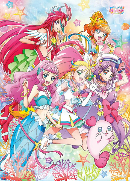 楽天市場 ジグソーパズル トロピカル ジュ プリキュア 海の世界へ 300ラージピース 300 L565 サンスター文具 在庫切れ あみあみ 楽天市場店