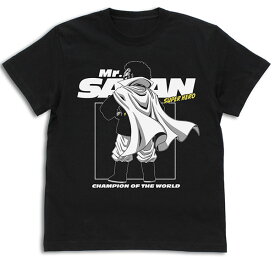 ドラゴンボールZ ミスター・サタン Tシャツ/BLACK-XL（再販）[コスパ]《発売済・在庫品》