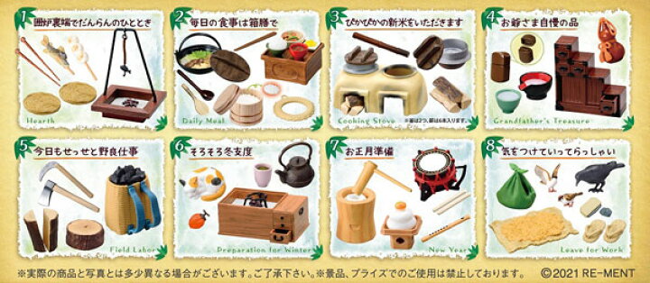 楽天市場】ぷちサンプル 大正 くらしの道具たち 8個入りBOX[リーメント 