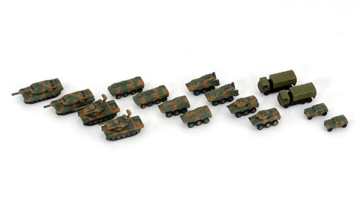 楽天市場 1 700 陸上自衛隊車両セット2 プラモデル ピットロード 発売済 在庫品 あみあみ 楽天市場店