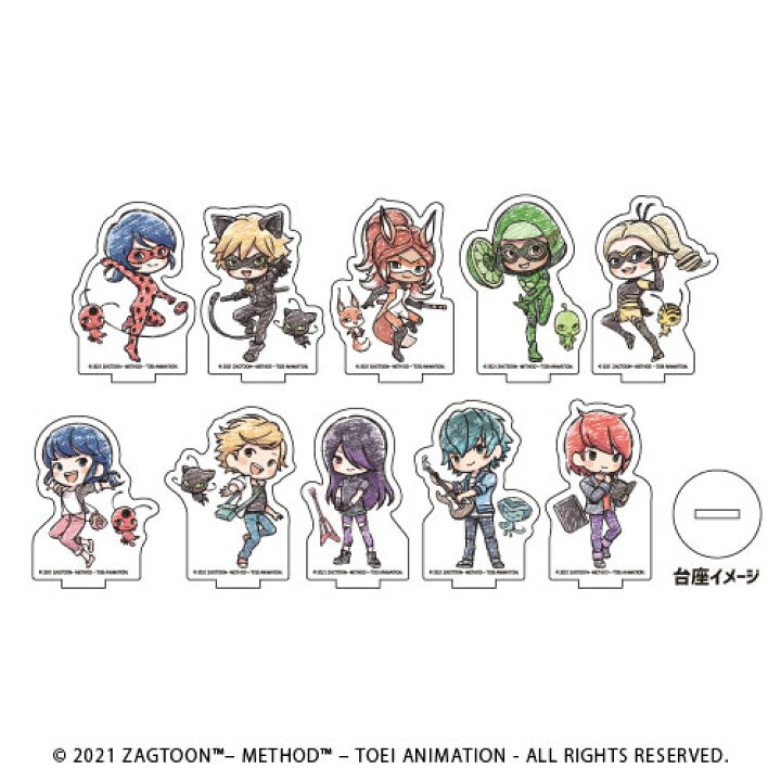 楽天市場】アクリルぷちスタンド「ミラキュラス レディバグ＆シャ 