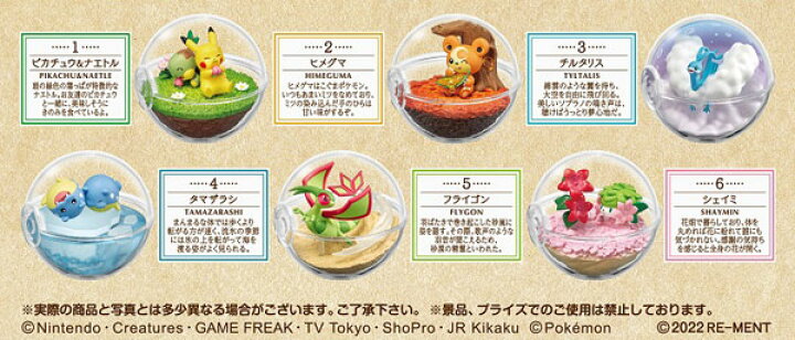 楽天市場 ポケットモンスター テラリウムコレクション11 6個入りbox 食玩 リーメント 発売済 在庫品 あみあみ 楽天市場店