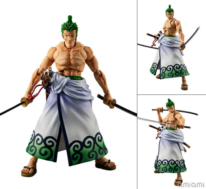 楽天市場】ヴァリアブルアクションヒーローズ ONE PIECE ゾロ十郎 