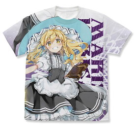 東方Project 霧雨魔理沙 フルグラフィックTシャツ なつめえりver./WHITE-S（再販）[コスパ]《発売済・在庫品》