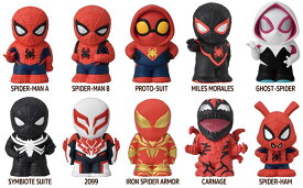 スパイダーマン ソフビパペットマスコット 10個入りBOX（再販）[エンスカイ]《発売済・在庫品》
