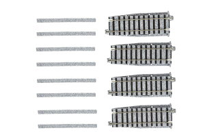 (HO)6�ԃ|�C���g �⏕�������H 97mm (4�{��) 2-192