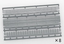 楽天市場】ワイドレール用壁 s140 3080の通販