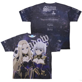 陰の実力者になりたくて！ アルファ＆ベータ 両面フルグラフィックTシャツ/XL（再販）[コスパ]《発売済・在庫品》