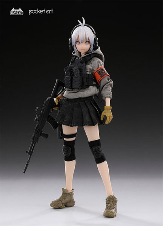 楽天市場】pocket artシリーズ PA003 ライフルマン 波部サーシャ 1/12 