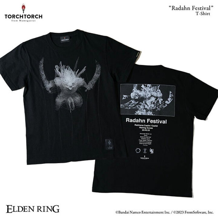 楽天市場】ELDEN RING × TORCH TORCH/ ラダーン祭りのTシャツ ブラック 