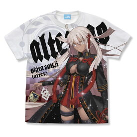 Fate/Grand Order アルターエゴ/沖田総司〔オルタ〕 フルグラフィックTシャツ/WHITE-S（再販）[コスパ]《07月予約》