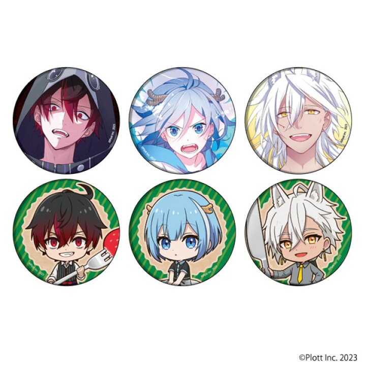 楽天市場】缶バッジ「混血のカレコレ」01/公式＆描き起こしイラスト 6 