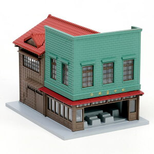 看板建築の角店1(銅板・左) 23-475
