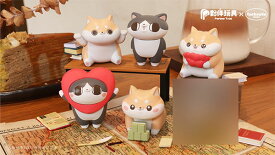 棉花糖柴柴＆廢猫阿米 Marshmallow shiba and lazy cat Amix トレーディングフィギュア 6個入りBOX[Partner Toys]《発売済・在庫品》