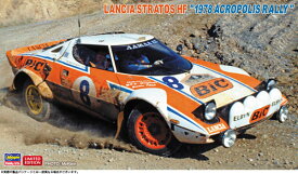 1/24 ランチア ストラトス HF “1978 アクロポリス ラリー” プラモデル[ハセガワ]《発売済・在庫品》