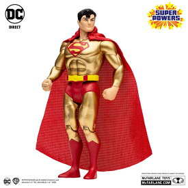 「DCスーパーパワーズ」4インチ・アクションフィギュア #28 スーパーマン(ゴールド・エディション)[コミック][マクファーレントイズ]《発売済・在庫品》