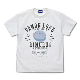 転生したらスライムだった件 リムル様カレッジ Tシャツ/WHITE-L[コスパ]《06月予約》