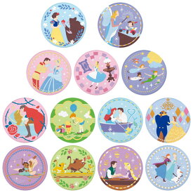 Disney Characters 刺繍缶バッジビスケット 12個入りBOX (食玩)[バンダイ]《08月予約》