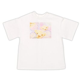 1/3スケール用 AZO2 ビッグシルエットTシャツ〜Photo art〜 ホワイト×クマ (ドール用)[アゾン]《05月予約》