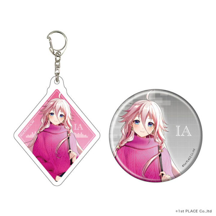 楽天市場】アクリルキーホルダー＆缶バッジセット「IA/OИE/HIPPI」01 