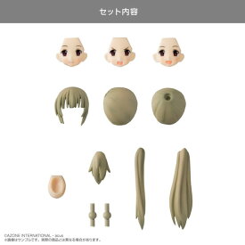 『カスタムリリィ』TYPE-A ヘッドパーツセット(亜麻色)[アゾン]《発売済・在庫品》