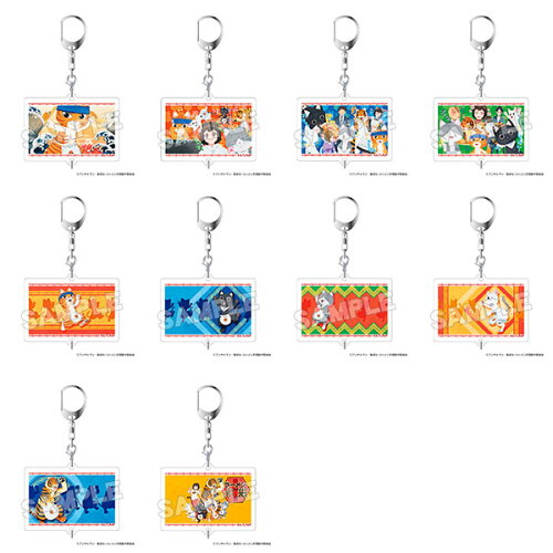 ラーメン赤猫つながるアクリルキーホルダー10個入りBOX[ジュウロクホウイ]《発売済・在庫品》