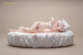 【特典】SSR FIGURE 寝起き白髪ちゃん 1/7 完成品フィギュア[SSR FIGURE]《発売済・在庫品》